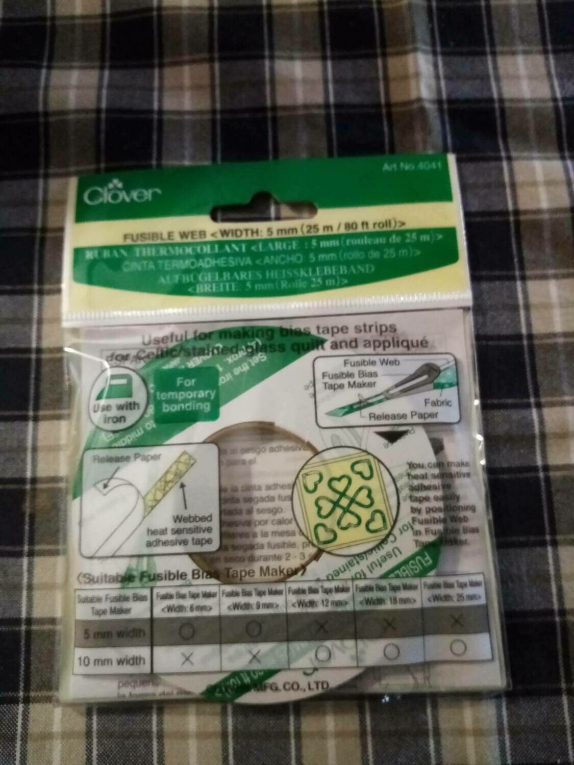 clover 4041 fusible web 5mm