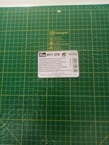 snijmat met cm en inch 45x60cm en 17x23inch