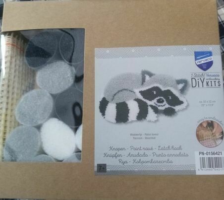 knooptapijt wasbeer=SOLDENPRIJSJE!!!