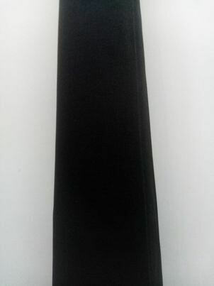 muslin zwart 2.40/m breed