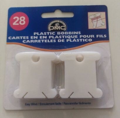 DMC opwindkaartjes plastic voor zesdraad