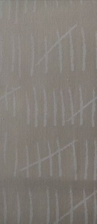 muslin mates 11 = ecru met gebr wit print= streepjes