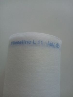L11 VLISELINE  90CM BREED+THEEZAKJES PAPIER =PER 25CM