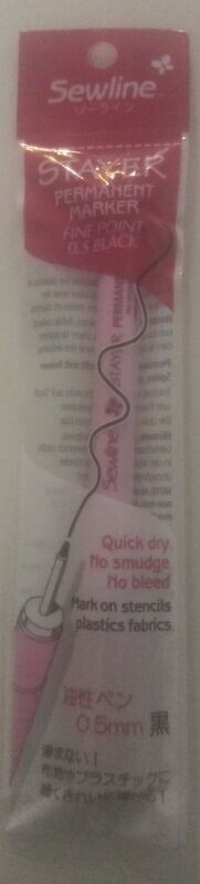 permanent stift zwart sewline 05 point=fine