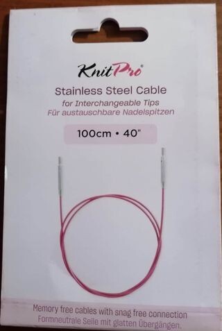 100CM kabel voor aan breipunt KNIT PRO