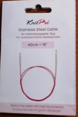 40 cm kabel voor aan breipunt KNIT PRO