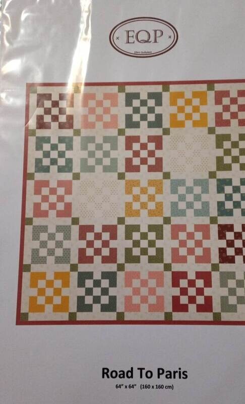 Road To Paris  patroon EQP 160x160cm