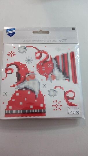 wenskaart in diamond painting met enveloppe kit