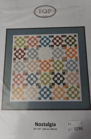 NOSTALGIA patroon van EQP  160x160cm