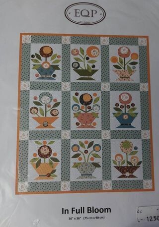 IN FULL BLOOM patroon van EQP  75cmx90cm