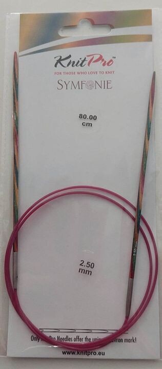 dikte 2.5 draad 80cm vaste rondbreinaald knit pro symfonie