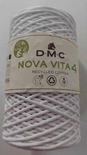 100 NOVA VITA 4 DMC =RECYCLED COTTON=OM MEE TE BREIEN OF TE HAKEN OF MACRAMé TE DOEN