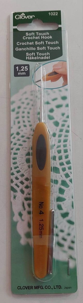 dikte 1.25 clover haakpen ergo