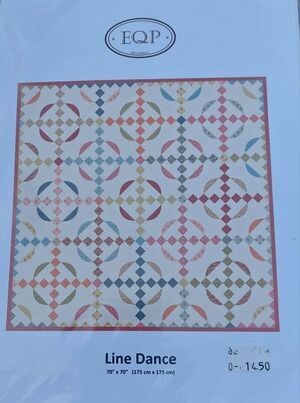 line dance patroon EQP patchwork 175cmx175cm