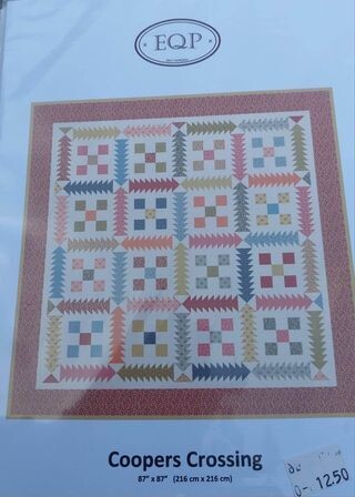coopers crossing patchworkpatroon van EQP
216X216CM