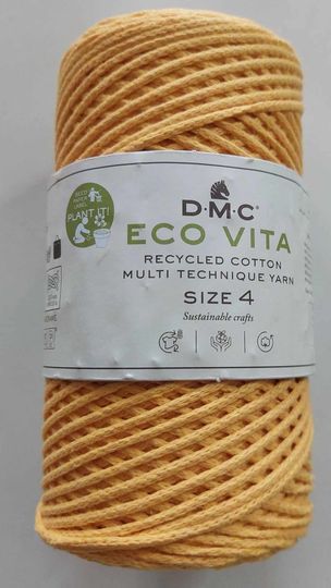 eco vita 4 kleur 09  DMC = macramé of haakkatoen