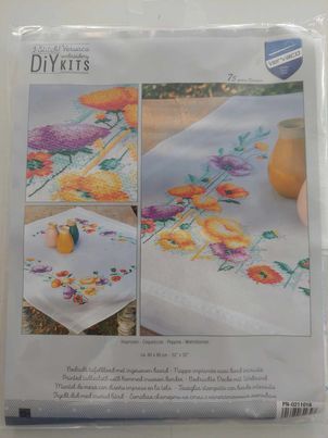 &#39;klaprozen&#39; VERVACO
Is voorgedrukte tafeldoek in kruissteek
80x80cm