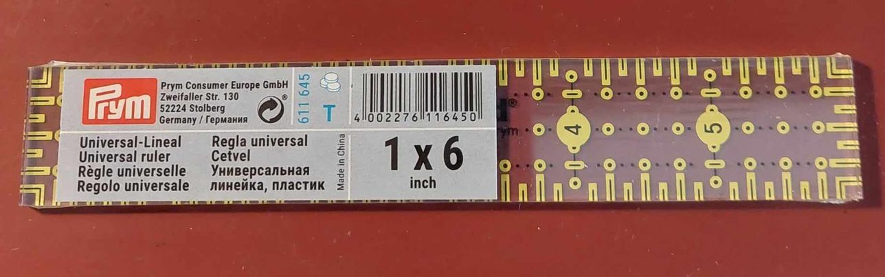 1x6inch patchworklatje