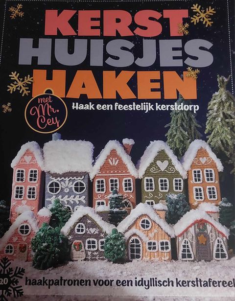 kerst huisjes haken met mr. Cey =haakboekje