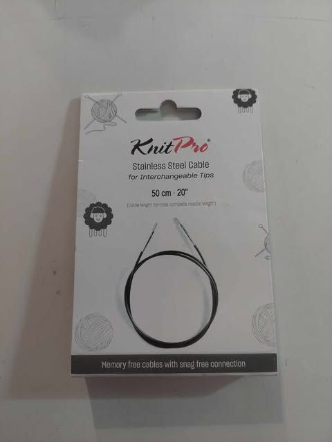 50cm kabel voor aan breipunt knitpro