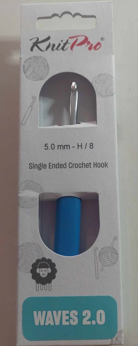 5=dikte haakpen ergo knit pro