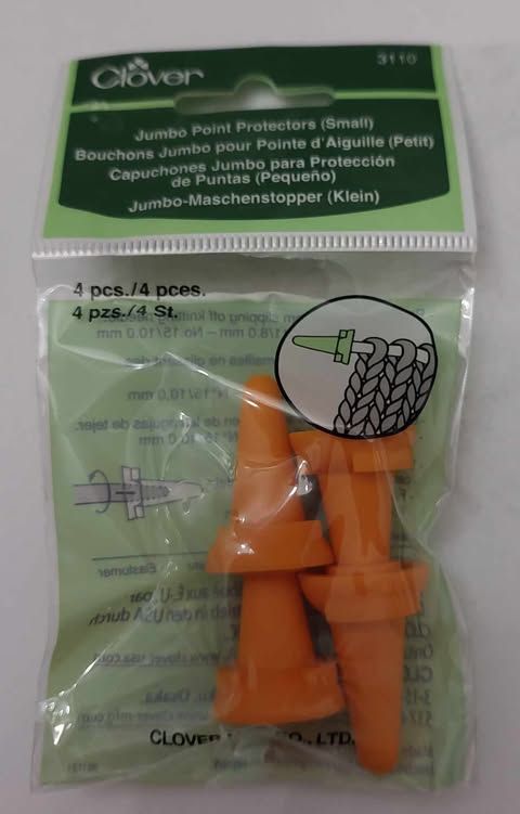 puntbeschermer jumbo van dikte 8 tot 10 clover 4st/pakje
