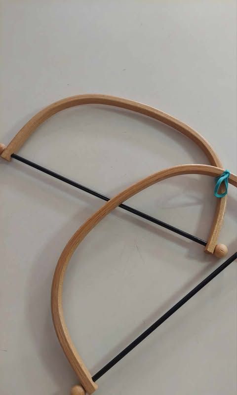 bamboe handvat  21.50cm