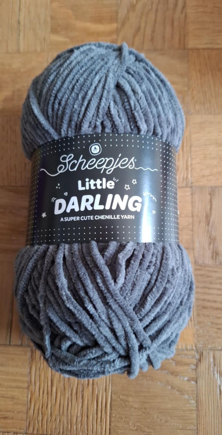 424 little darling scheepjes donker grijs