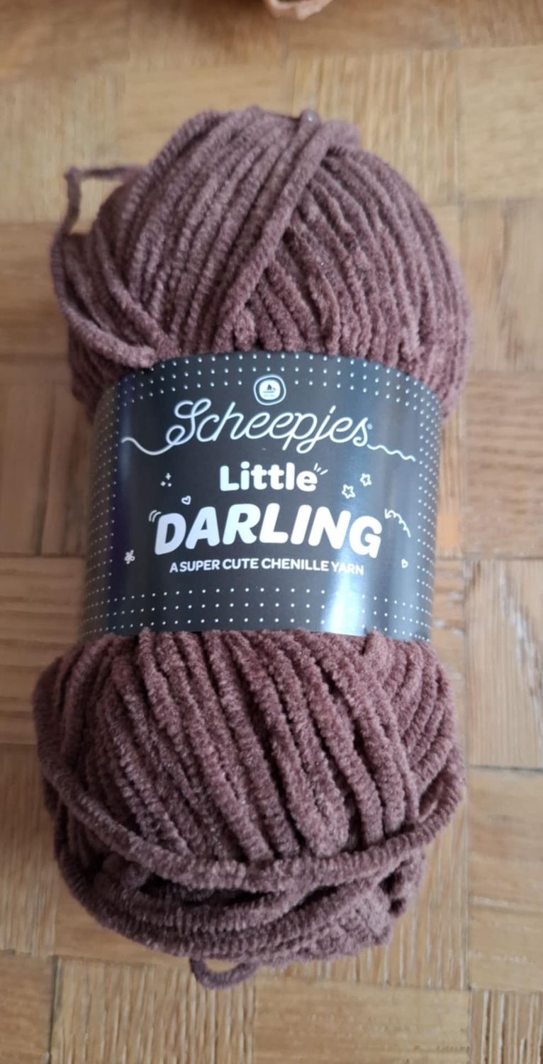 413 little darling scheepjes donkerbruin