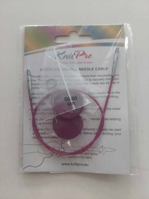 50cm kabel voor aan breipunt knit pro
