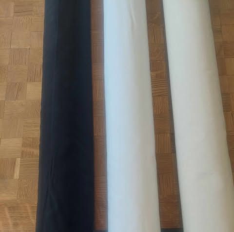 ECRU MUSLIN 2.40m breed katoen stof=per 25cm