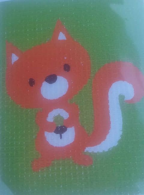 EEKHOORNTJE voorgedrukt kinderpakket pn-0157758