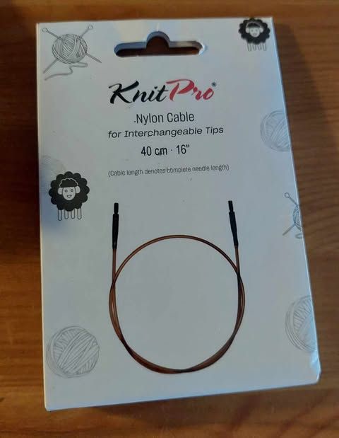 40cm kabel voor aan breipunt van knitpro te draaien 31291