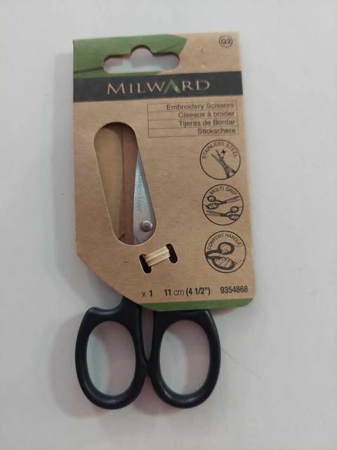 borduurschaartje milward 11 cm met punt