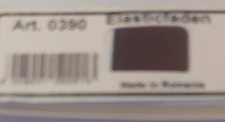 zwarte stikelastiek METTLER