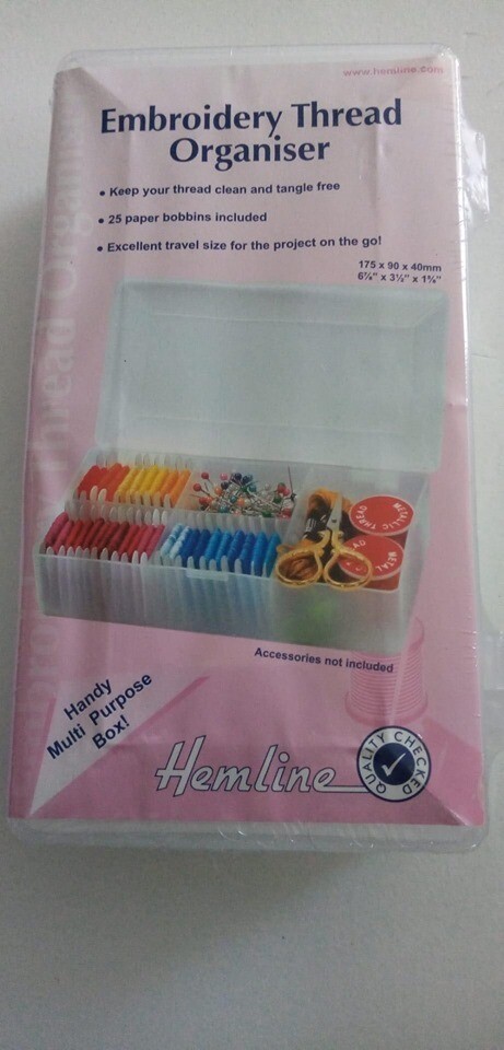 midden=Opbergdoos voor zesdraad met 25 kaartjes = midden