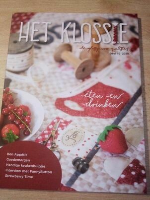 het klossie nr 10 NEDERLANDS PATCHWORK TIJDSCHRIFT =ETEN