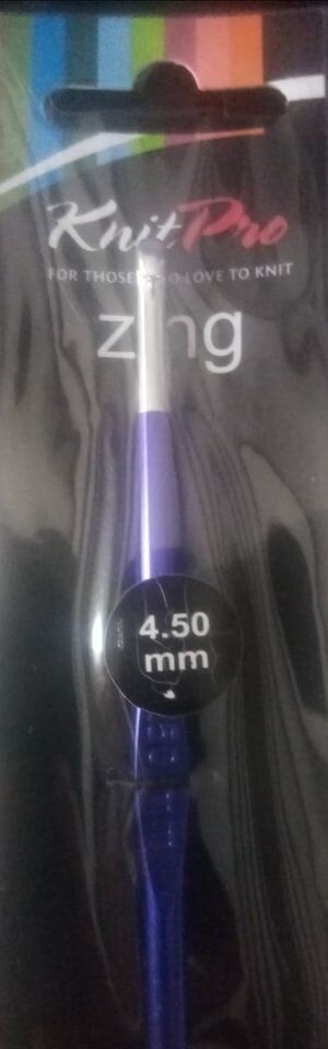 dikte 4.5 haaknaald zing knitpro