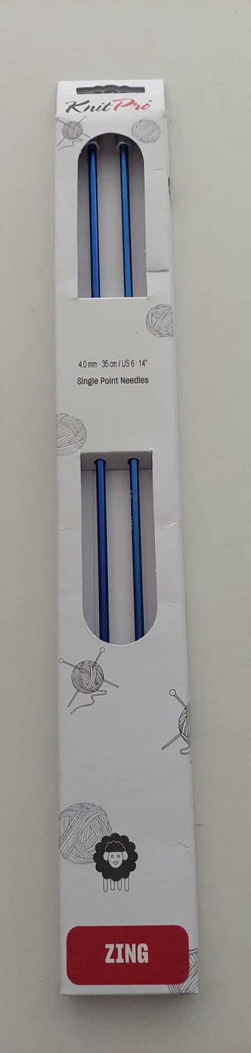 4 + DIKTE BREINAALD 35cm lang!  =zing knit pro