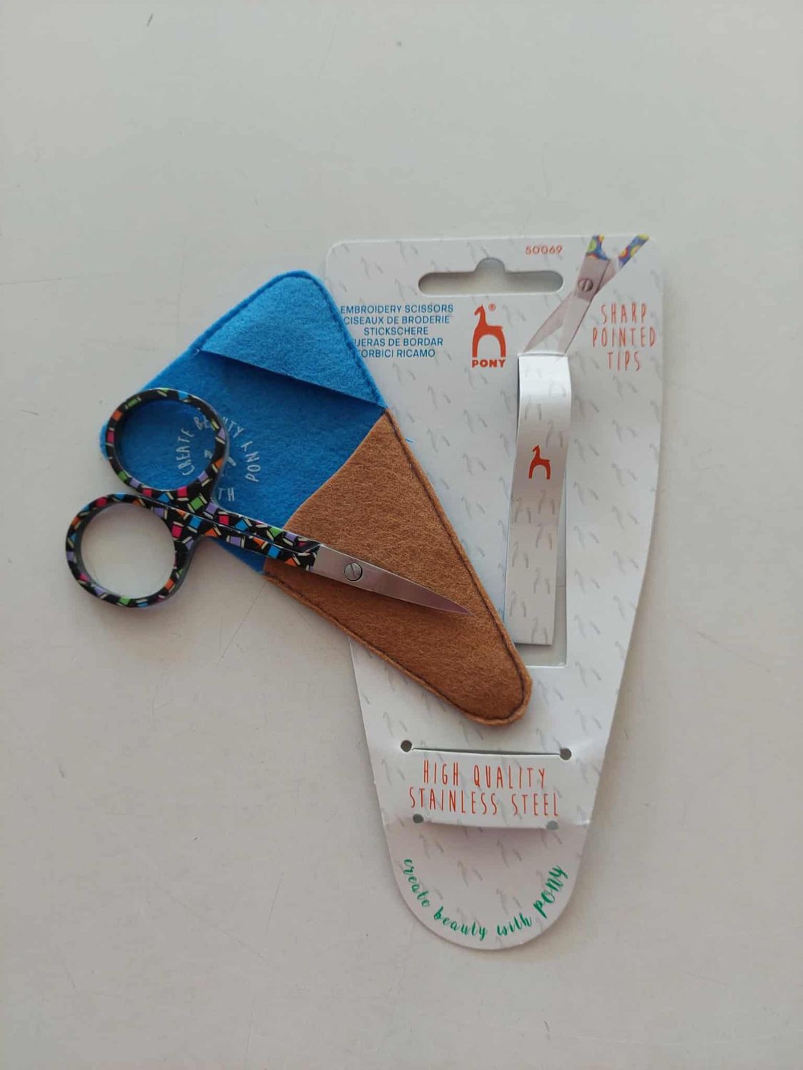 pony borduurschaartje 10 cm