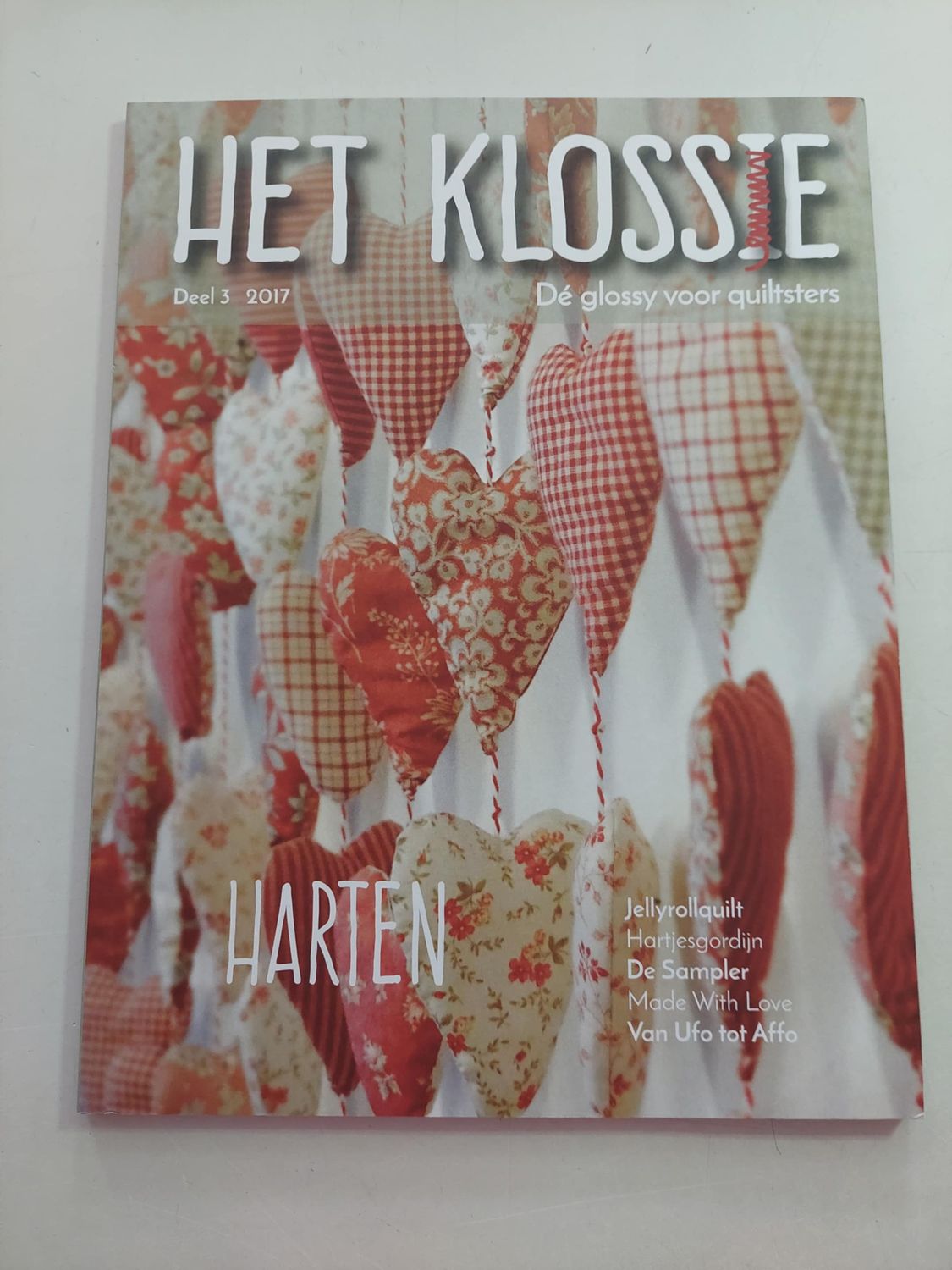 3 klossie nederlands patchwork tijdschrift HARTEN