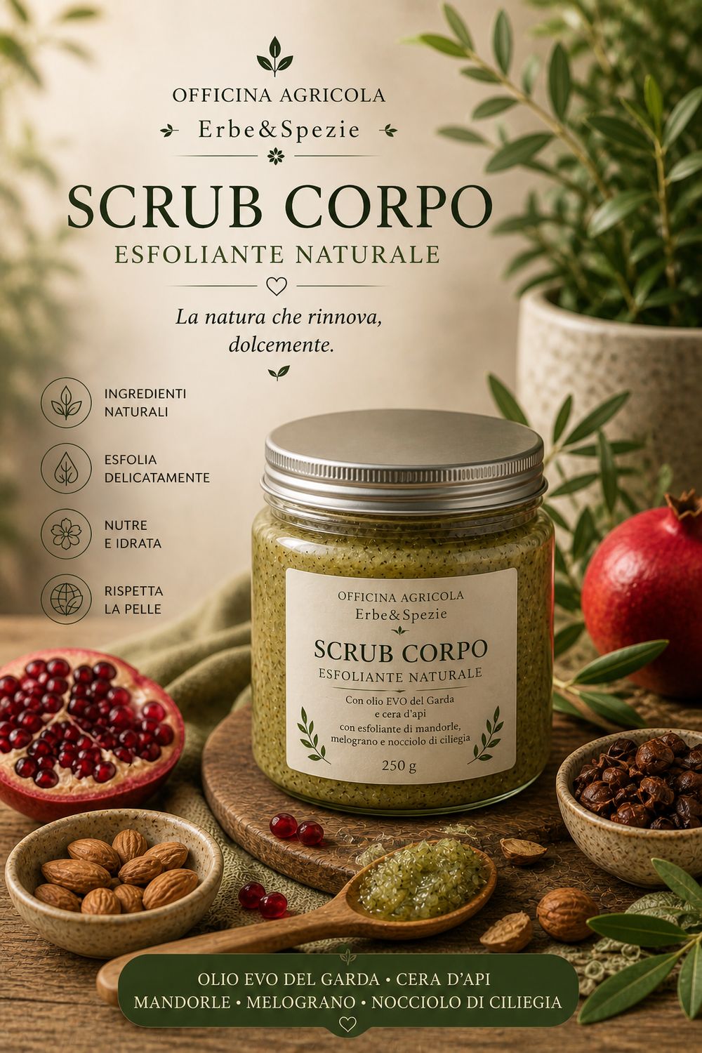 Esfoliante naturale