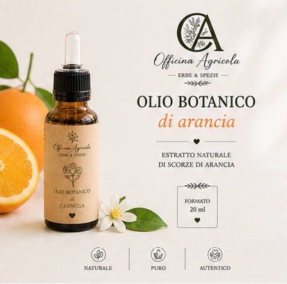 Olio botanico all arancia