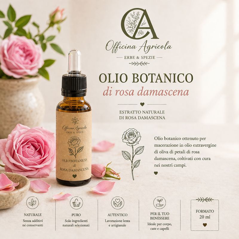 Olio Botanico Rosa Damacena