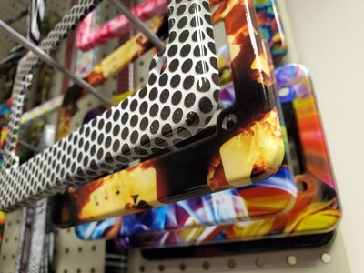 Hydrodipped License Plate Frames