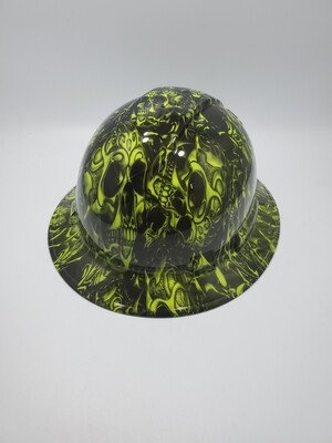 Tribal skullls Saftey Green 