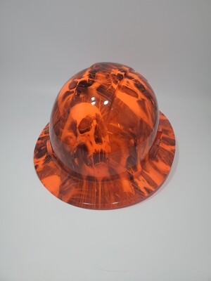 Melting skulls orange
