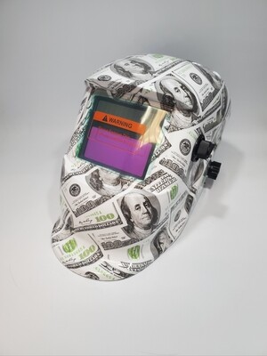 Welding Hood Jumbo Hundred Dollar Bills