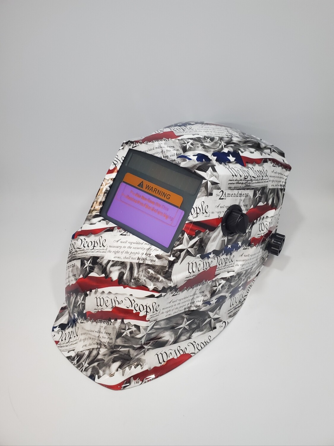 Welding Hood We the People Torn