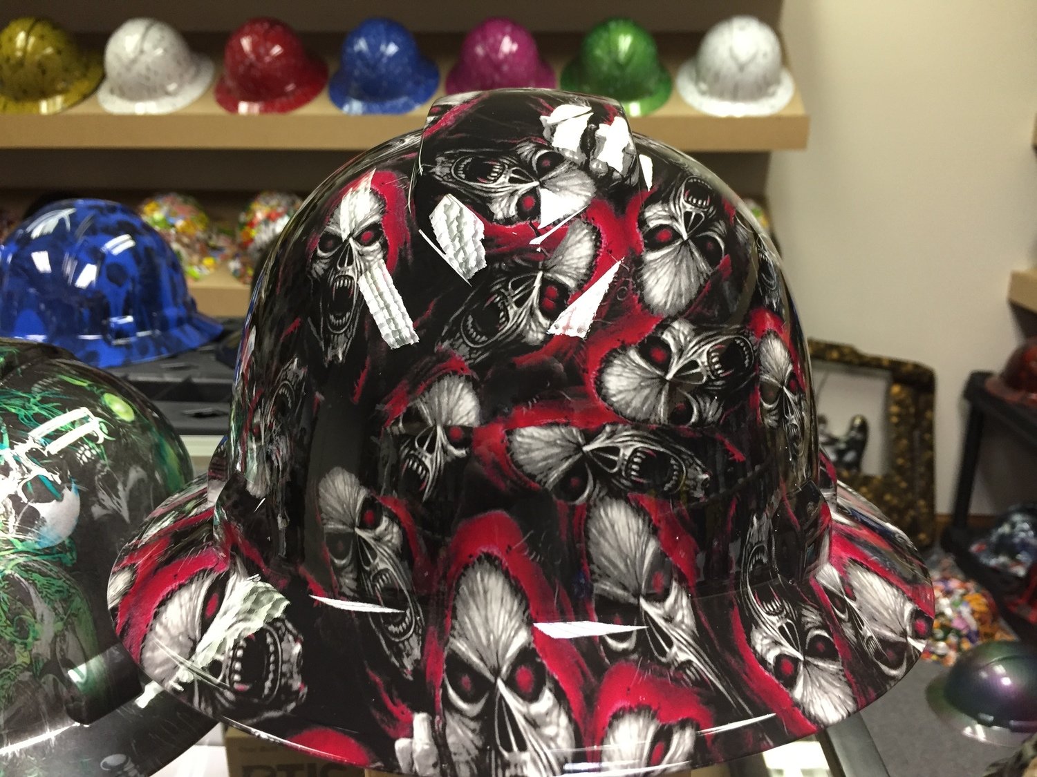 Red Hooded Skull